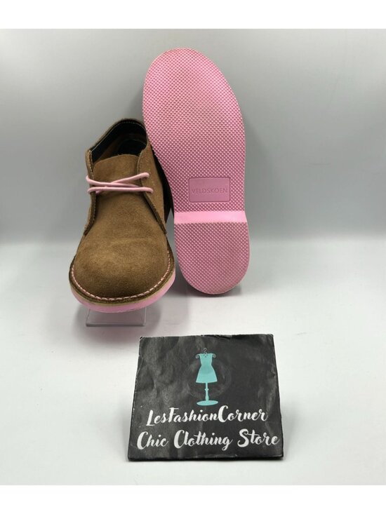 Veldskoen Tan Suede Heritage Uhambo Pink Sole Chukka Boot 8 Men’s/Women’s 10 main image 14